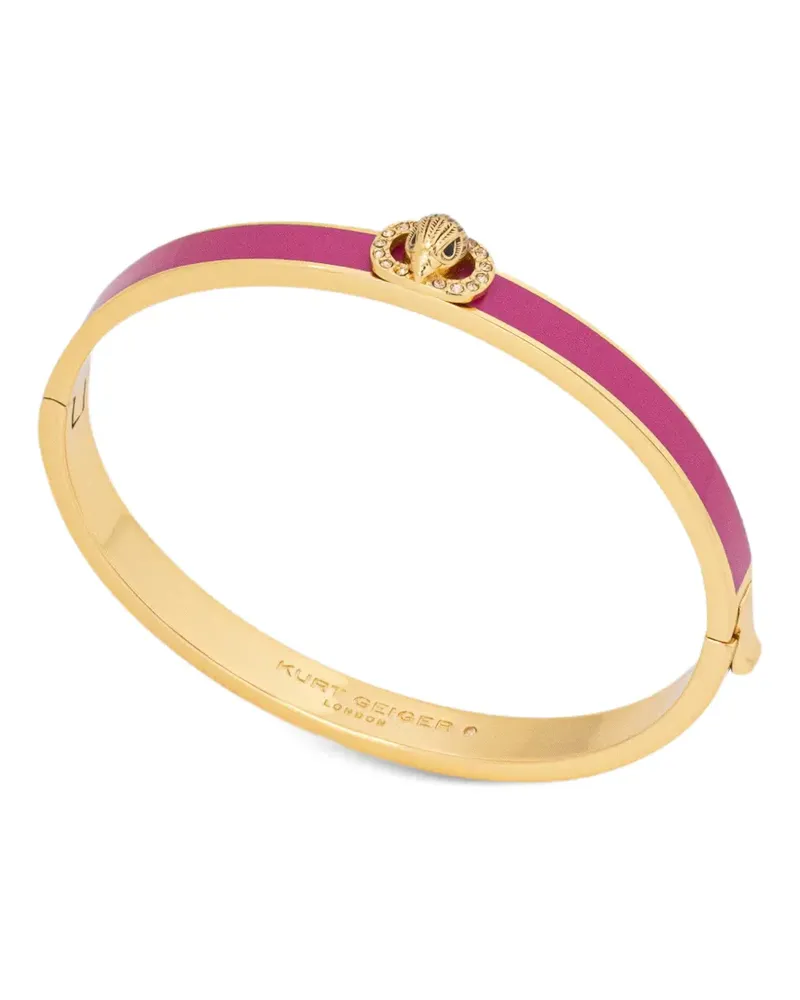 Kurt Geiger Chelsea eagle-head bangle bracelet - Gold Gold