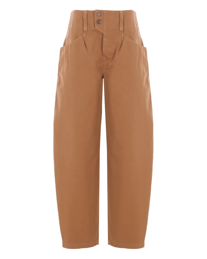 Isabel Marant Hose mit Knopfverschluss - Braun Braun