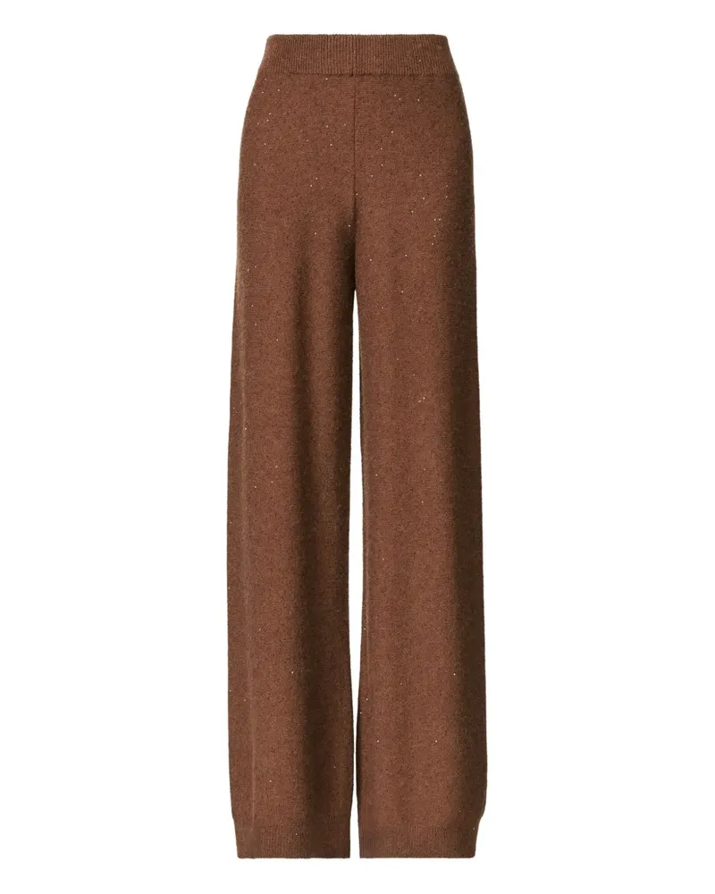 Fabiana Filippi Melierte Wide-Leg-Hose - Braun Braun