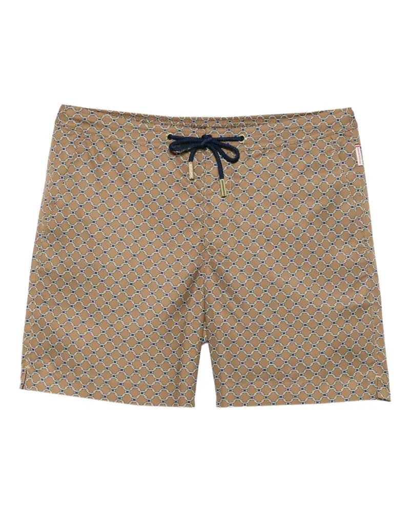 Orlebar Brown Shorts mit geometrischem Muster - Braun Braun