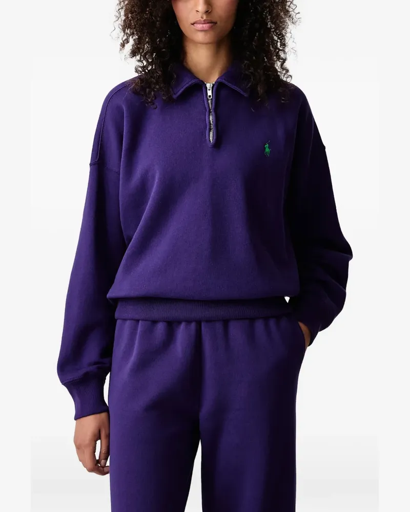 Ralph Lauren Sweatshirt mit Reißverschluss - Violett Violett