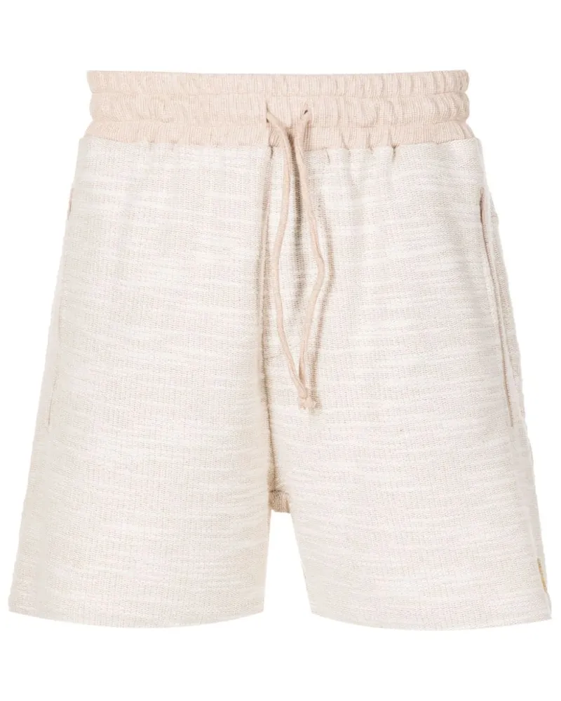 Amir Slama Shorts mit elastischem Bund - Nude Nude