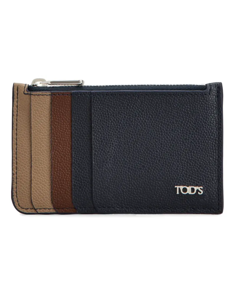 TOD'S Kartenetui mit Reißverschluss - Blau Blau