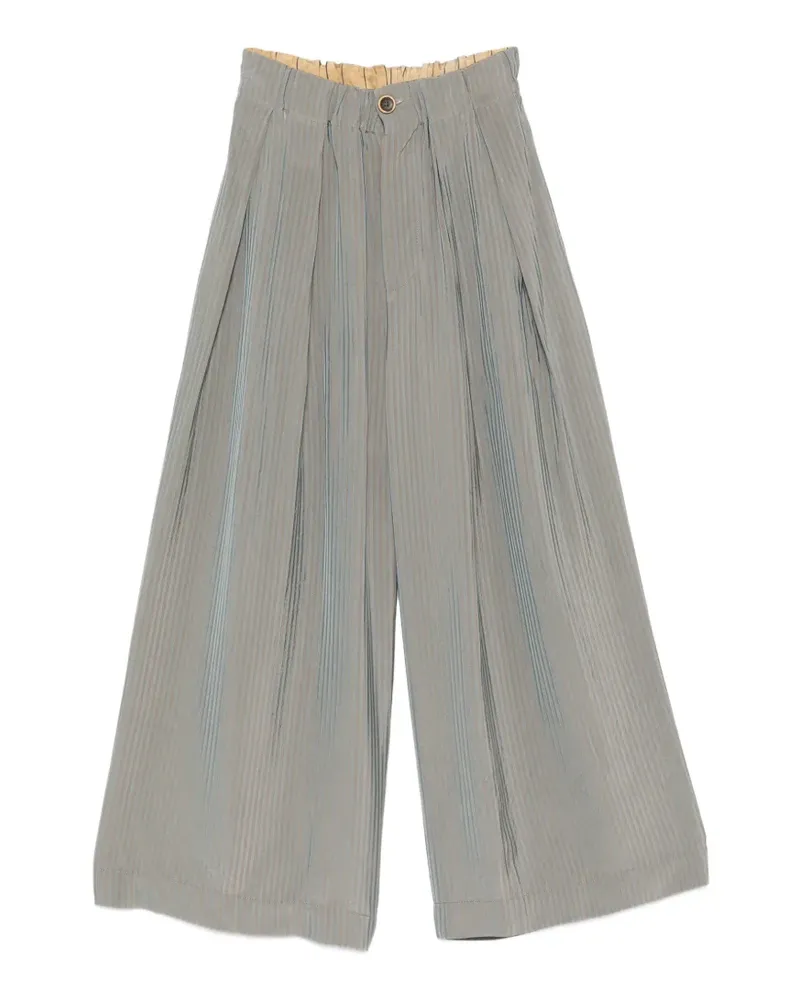 Uma Wang Poetic pleated trousers - Grau Grau