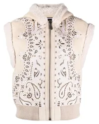 Philipp Plein Gesteppte Jacke Nude