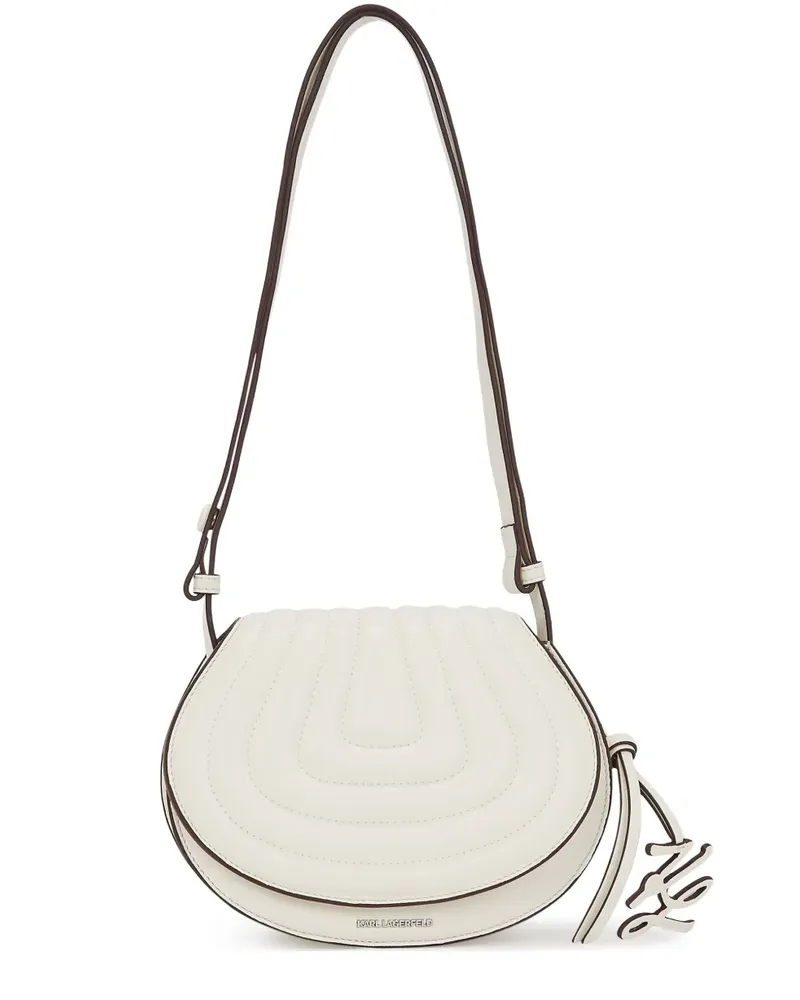 Karl Lagerfeld Gesteppte Schultertasche - Weiß Weiß