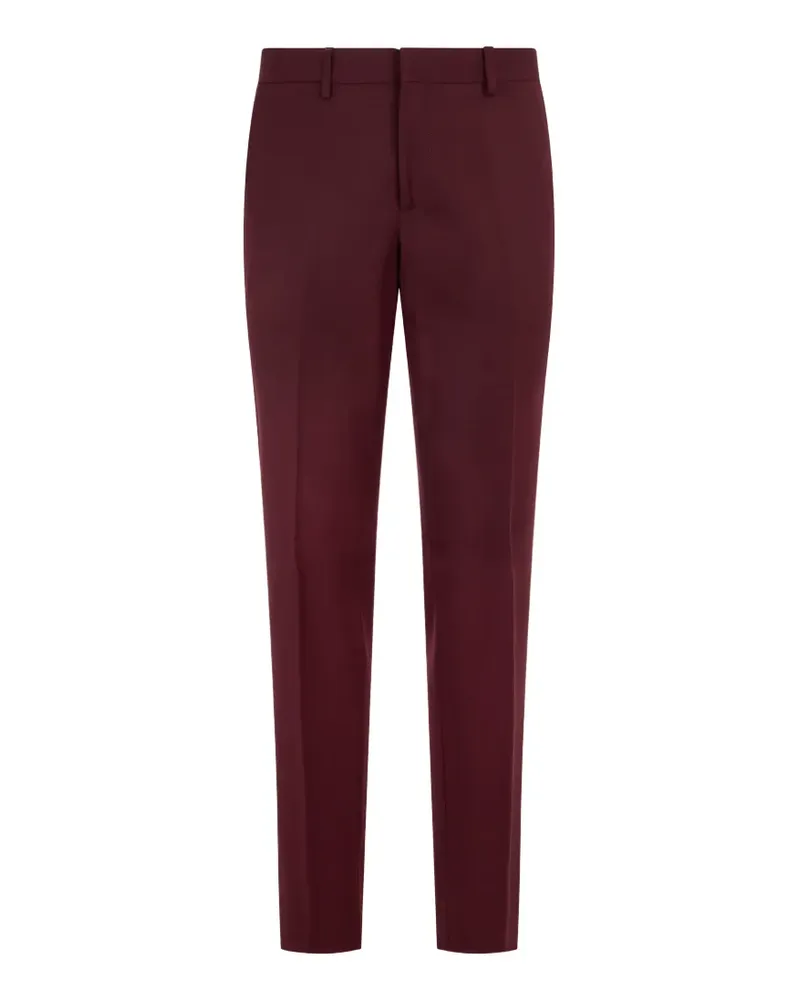 Moschino pressed-crease tailored trousers - Rot Rot