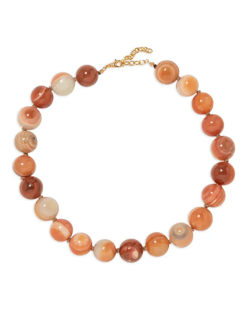 Jennifer Behr Louisa Halskette mit Perlen - Braun Braun