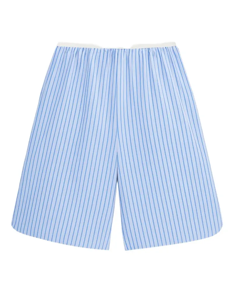 FRANKIE Shop Elyn striped Bermuda shorts - Blau Blau