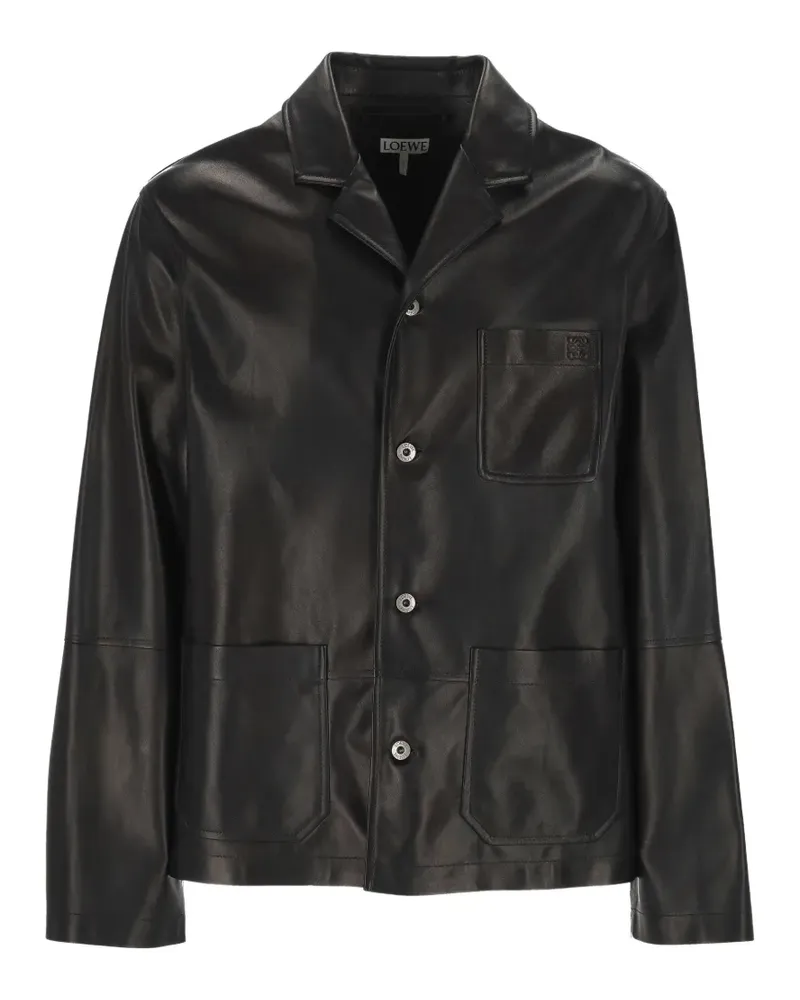 Loewe leather jacket - Schwarz Schwarz