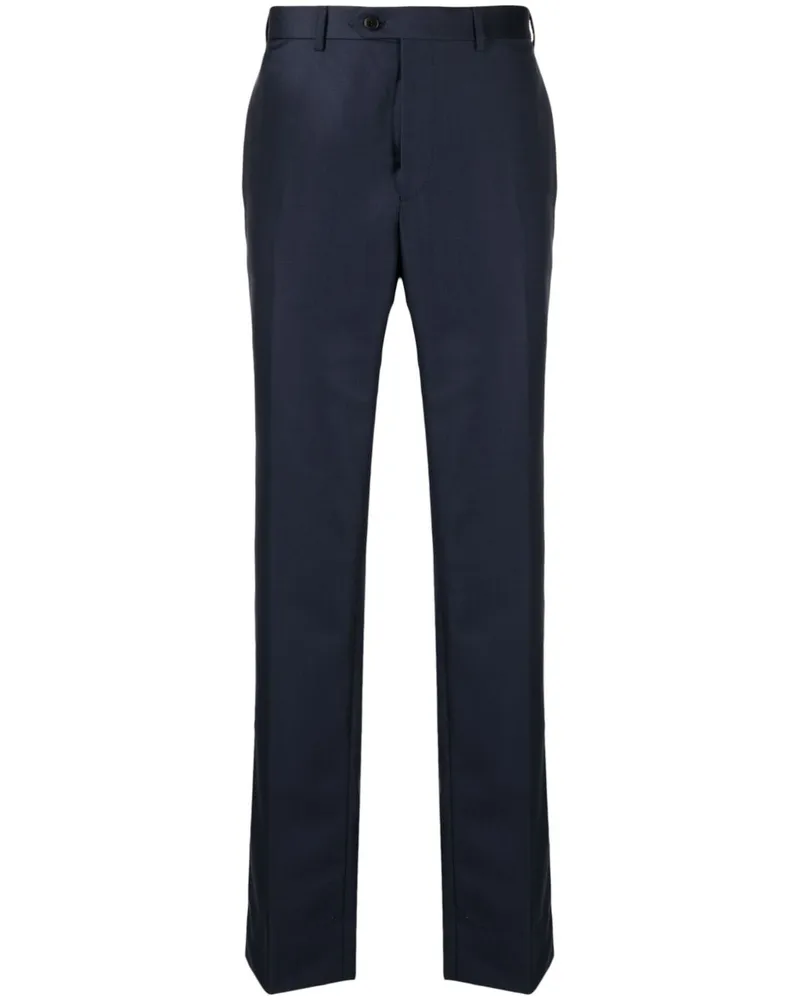 Brioni Klassische Tigullio Hose Blau