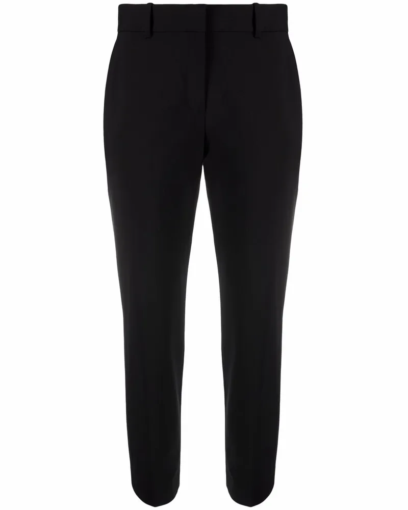 Theory Halbhohe Cropped-Hose - Schwarz Schwarz