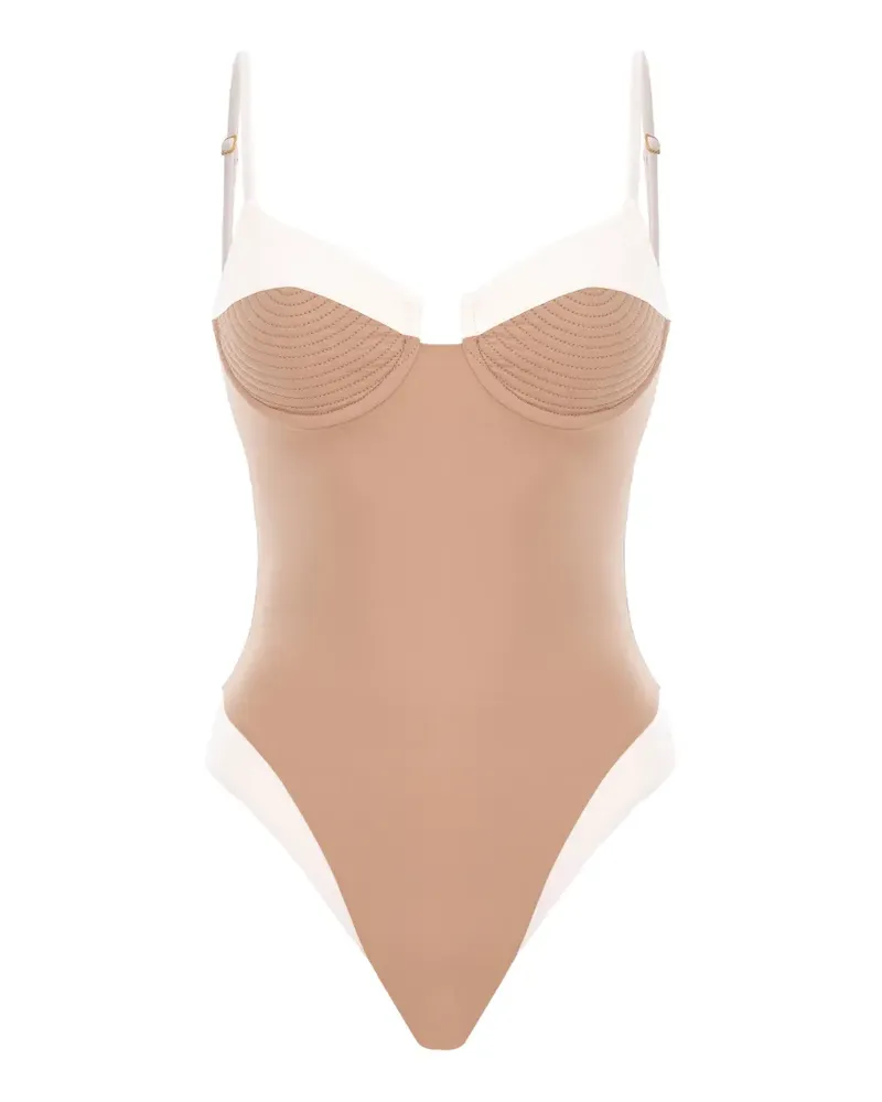 Noire Swimwear Celine Badeanzug - Nude Nude