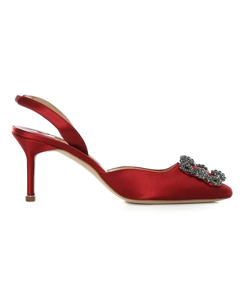 Manolo Blahnik embellished heeled pumps - Rot Rot