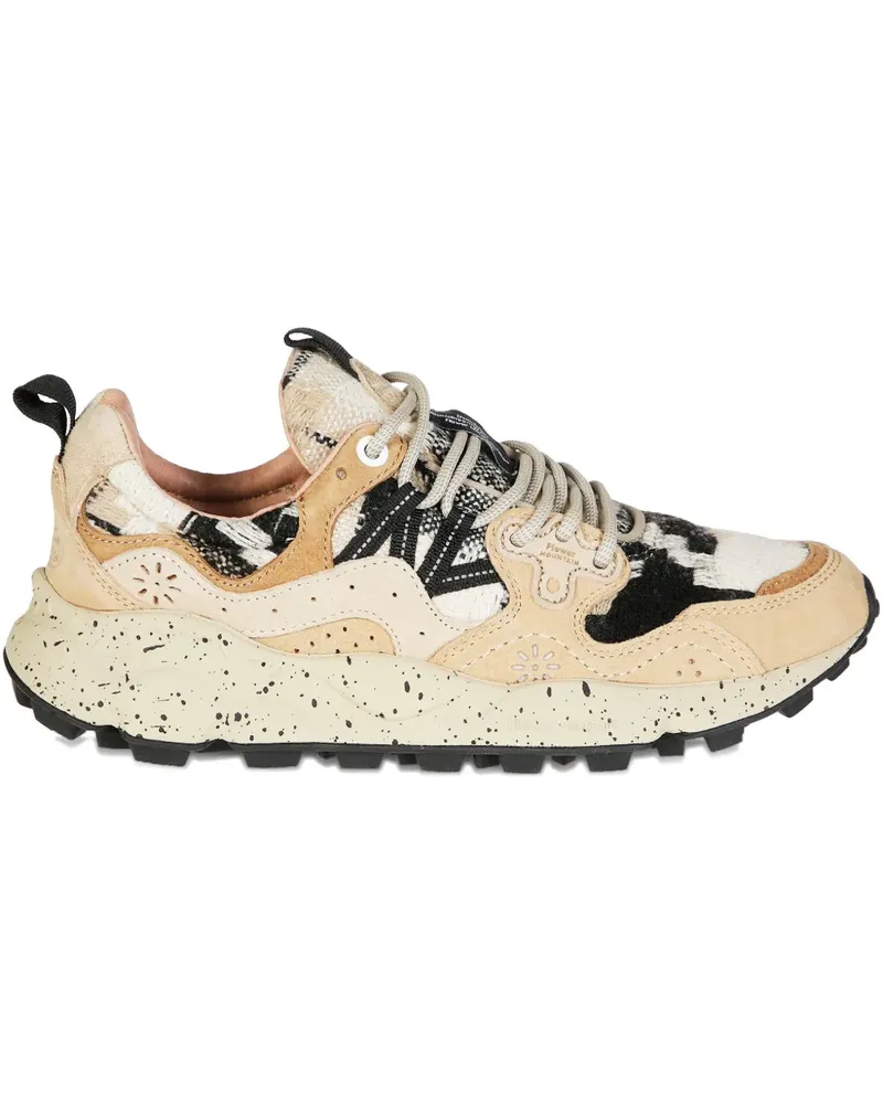 Flower MOUNTAIN Sneakers mit Logo-Detail - Nude Nude