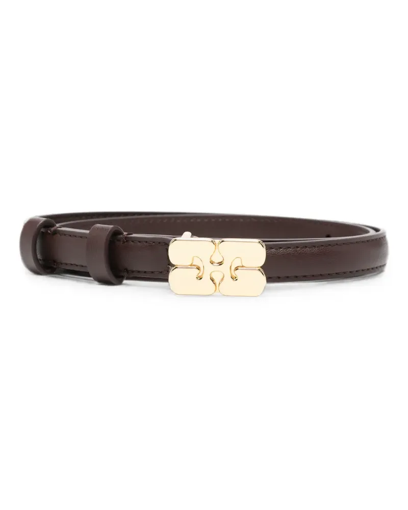 Ganni Kat belt - Braun Braun