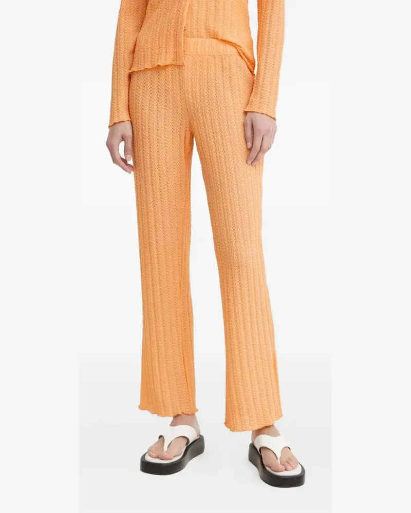 Résumé Strukturierte Hose - Orange Orange