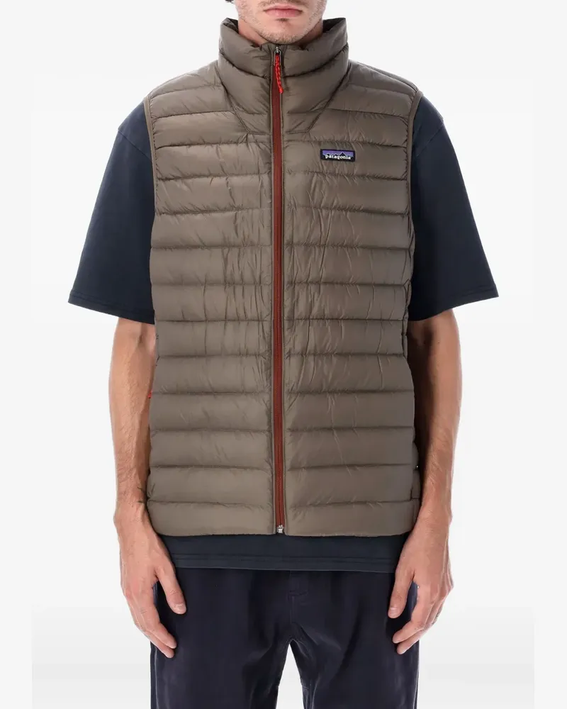 Patagonia Gesteppte Down Sweater™ Weste - Braun Braun