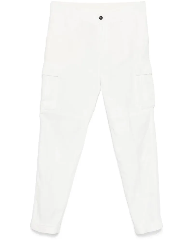 Eleventy Cargohose mit Tapered-Bein - Weiß Weiß