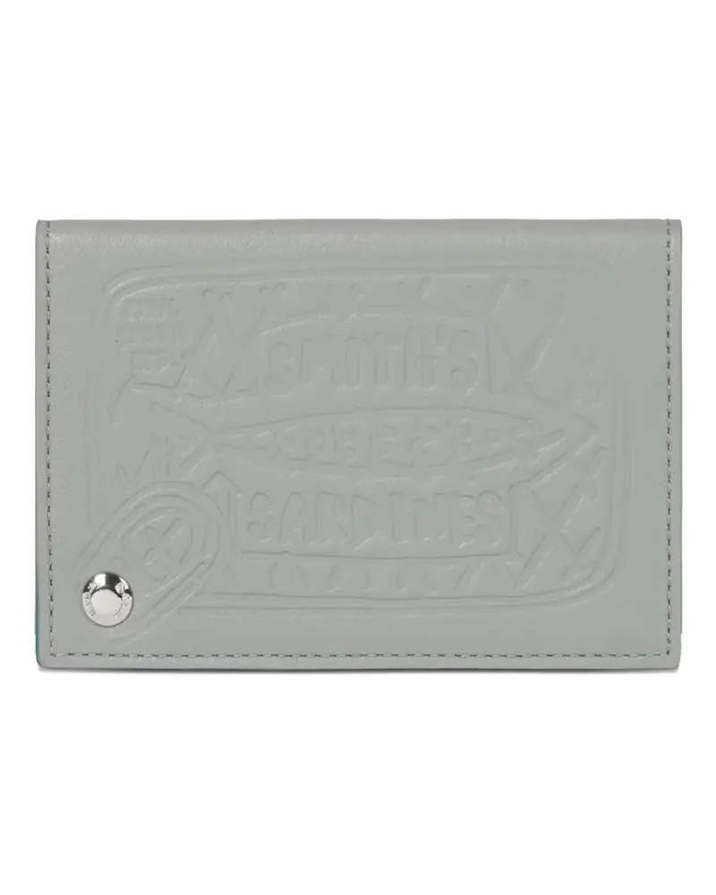 Paul Smith Sardines embossed card holder - Grau Grau