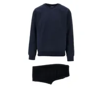 Gerippter Jogginganzug - Blau