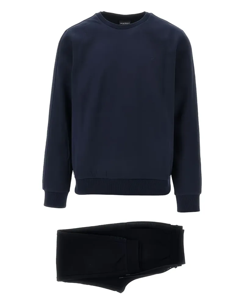 EA7 ribbed tracksuit - Blau Blau