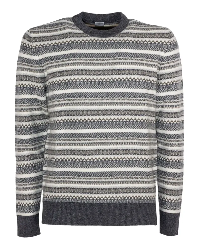 Eleventy Pullover mit Jacquard-Strick - Grau Grau