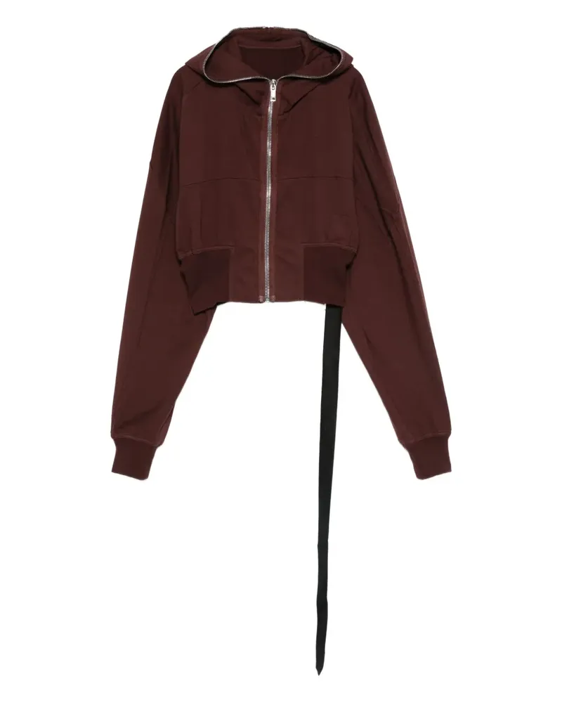 DRKSHDW by Rick Owens Cropped-Hoodie - Rot Rot