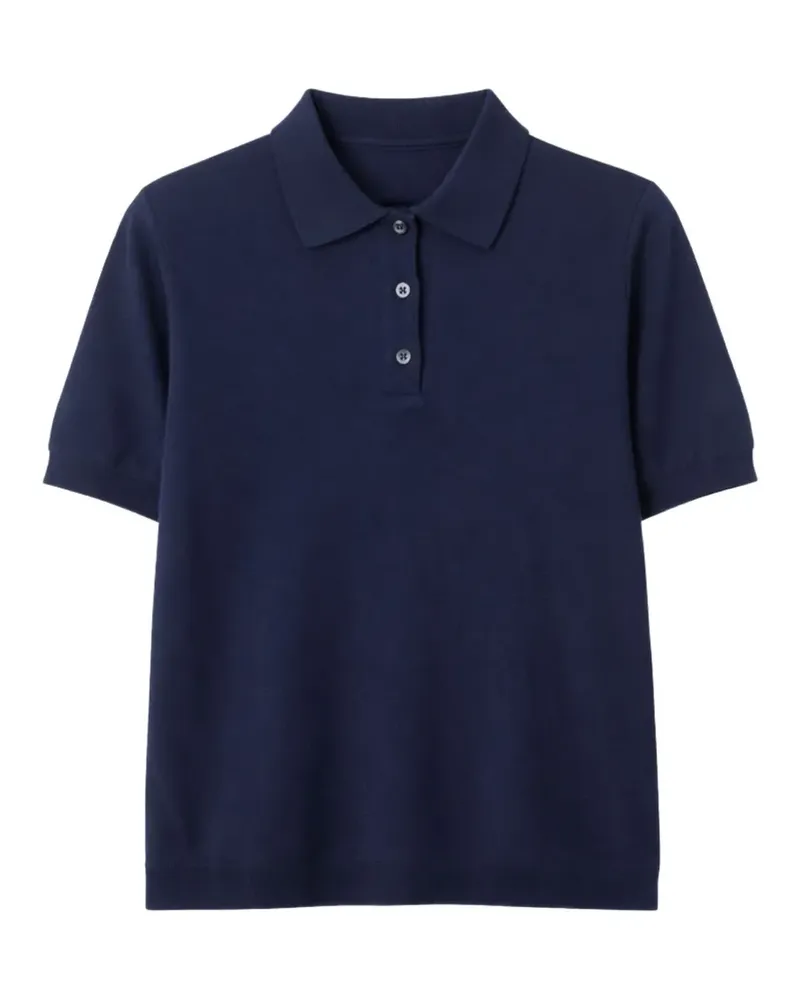 A.P.C. buttoned polo T-shirt - Blau Blau