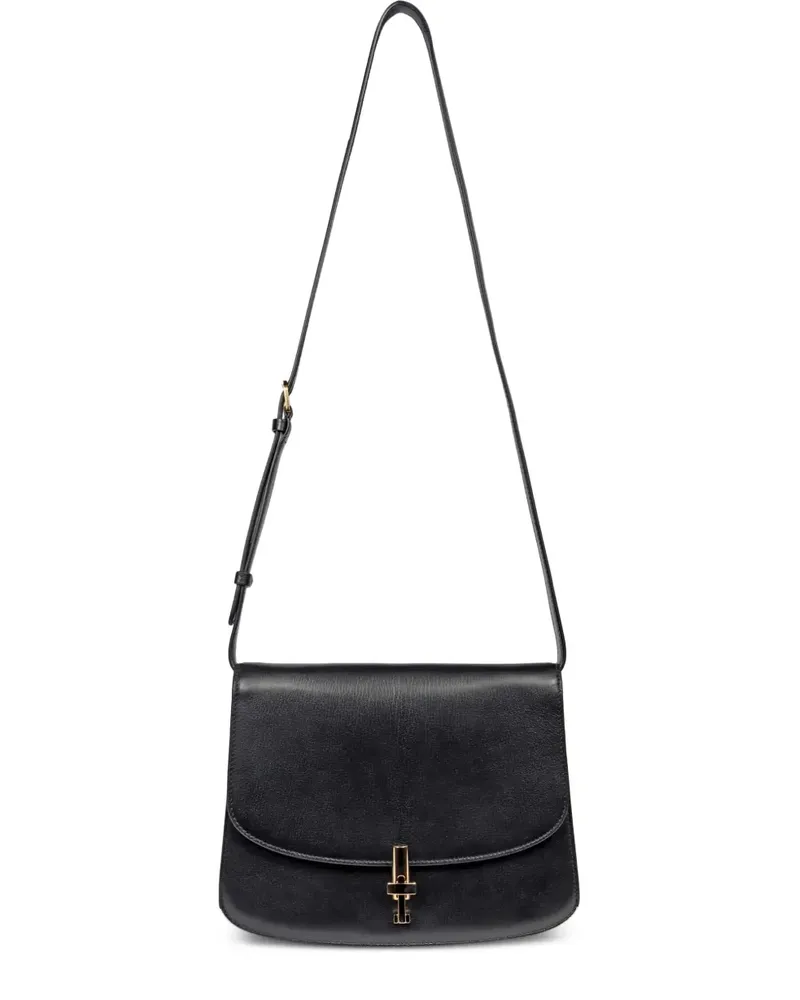 The Row mini Torba turn-lock bbag - Schwarz Schwarz
