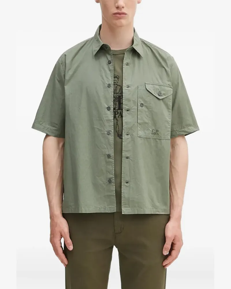 C.P. Company Hemd mit Brusttasche - Grün Grün