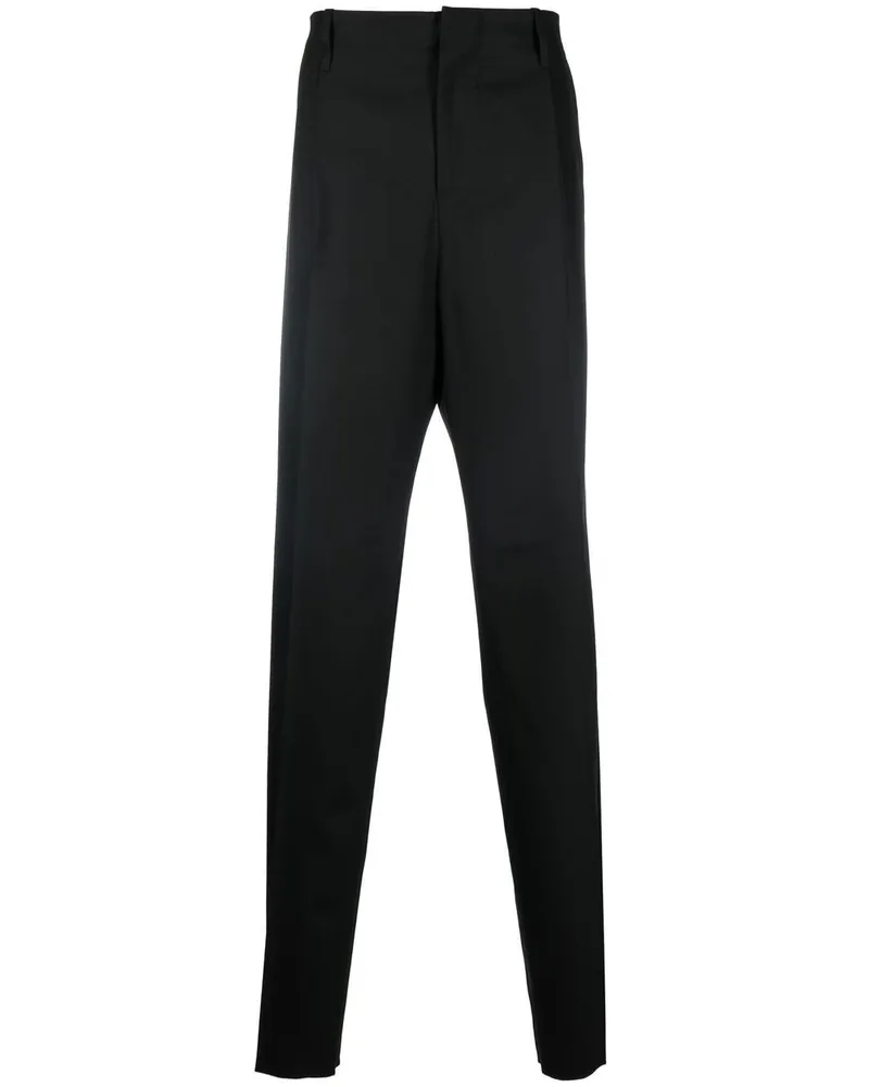 Versace Hose mit geradem Bein - Schwarz Schwarz