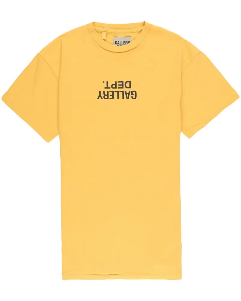 GALLERY DEPT. T-Shirt mit Logo-Print - Gelb Gelb