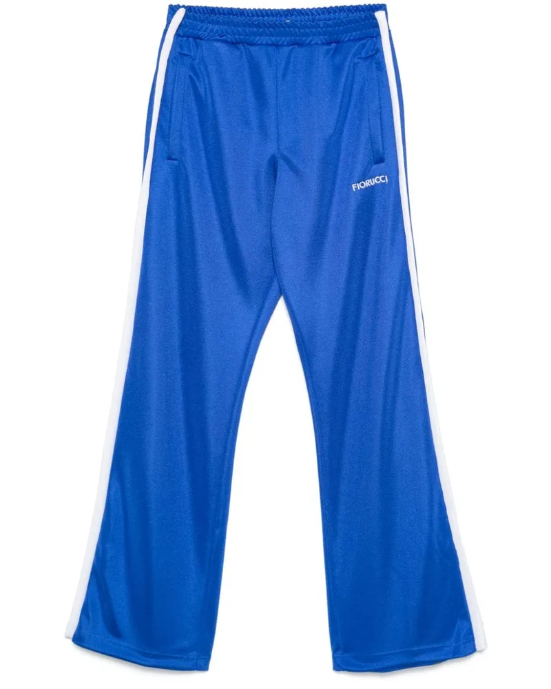 Fiorucci Jogginghose in Colour-Block-Optik - Blau Blau