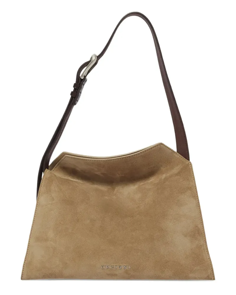 Orciani Trinity Peach Schultertasche - Braun Braun