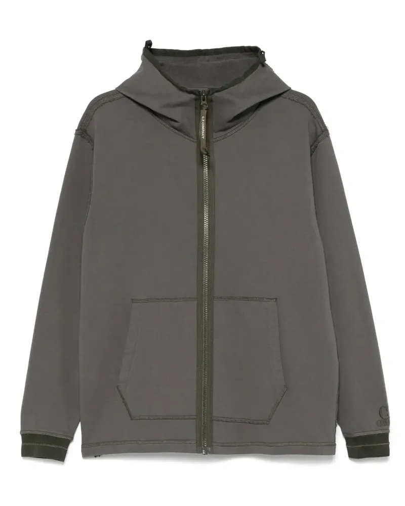 C.P. Company Diagonal Fleece Hoodie - Grau Grau