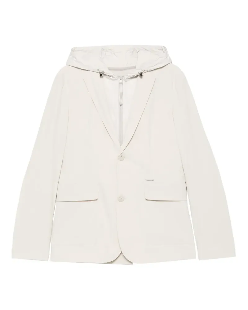 AlphaTauri hooded pocket blazer - Nude Nude