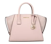 Shopper mit Logo-Anhänger - Rosa