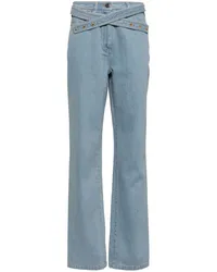 Paris Georgia Jo Straight-Leg-Jeans Blau