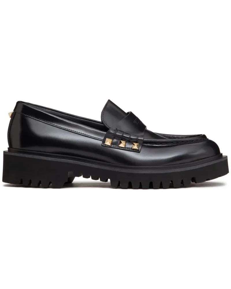 Valentino Garavani Rockstud Loafer - Schwarz Schwarz