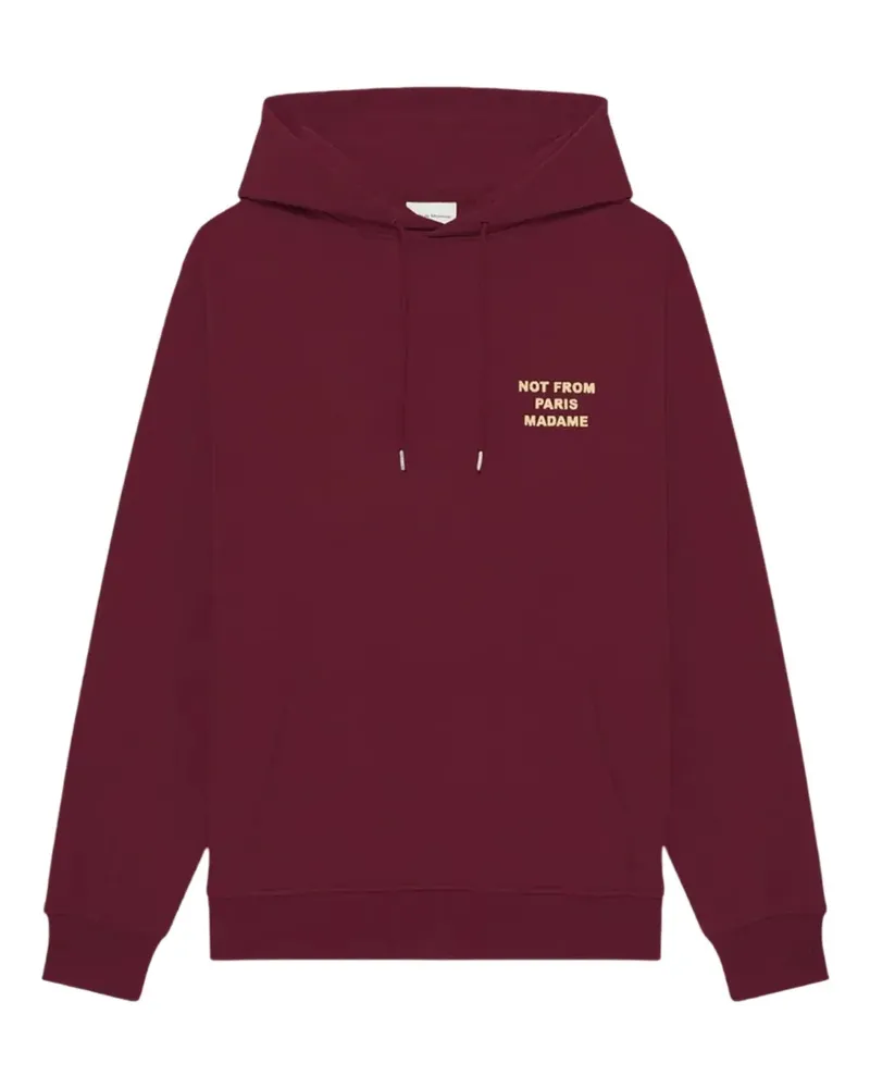 Drôle de Monsieur Hoodie mit Kängurutasche - Rot Rot