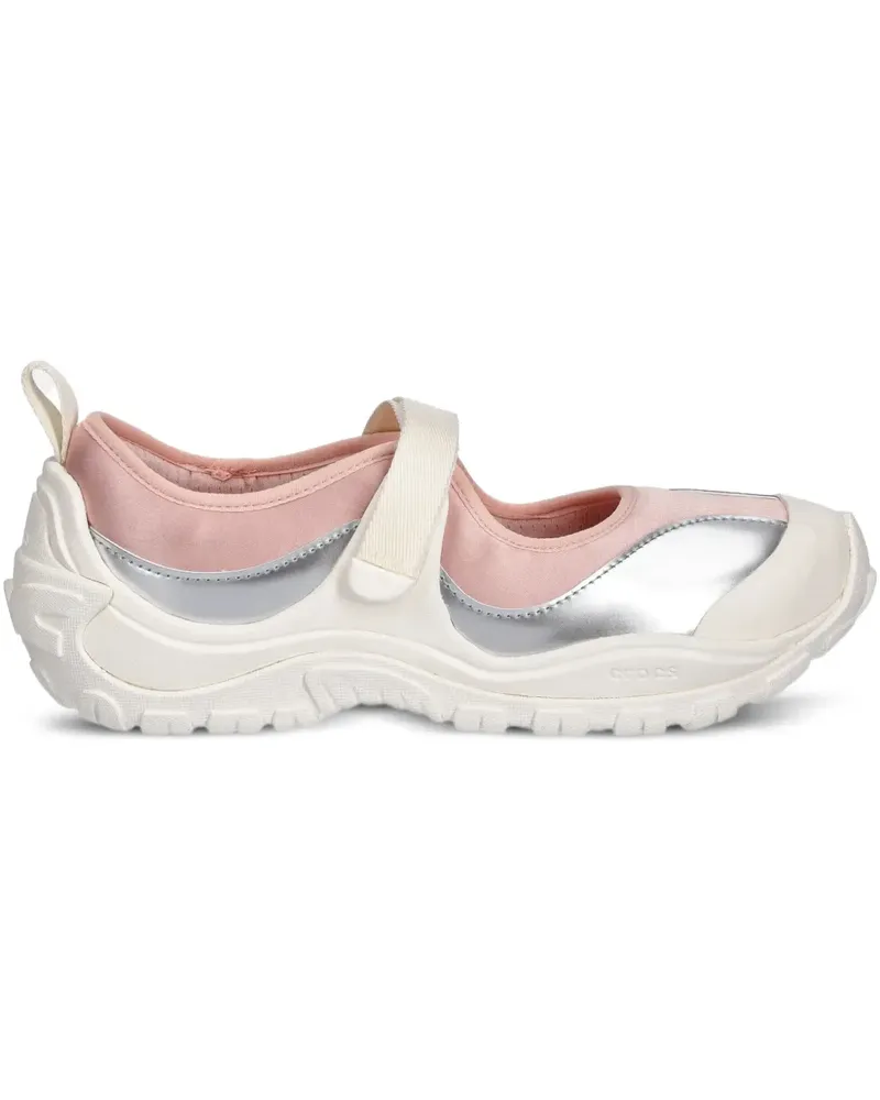 Crocs Sneakers mit Metallic-Streifen - Rosa Rosa
