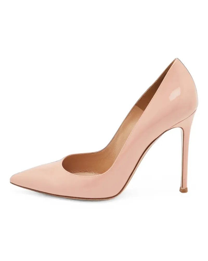 Gianvito Rossi Gianvito 105 pointed toe pumps - Nude Nude