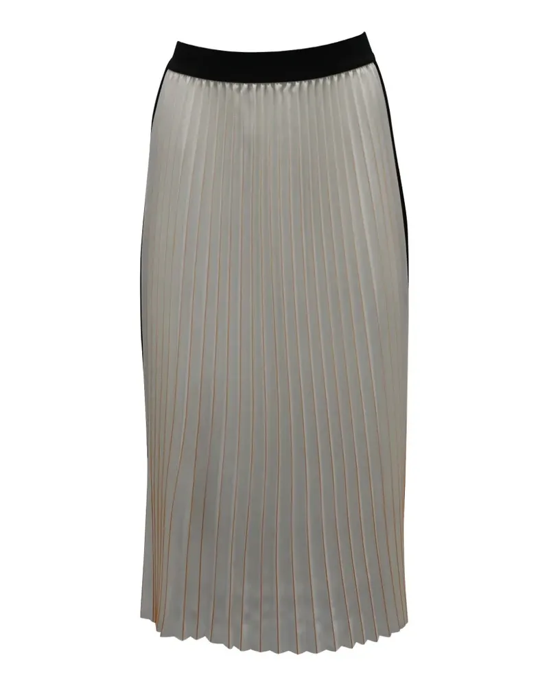 Maje Jimmi pleated midi skirt - Nude Nude