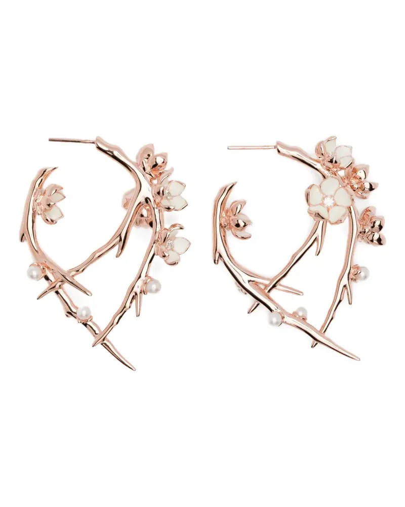 Shaun Leane Cherry Blossom Ohrringe mit Diamanten - Rosa Rosa