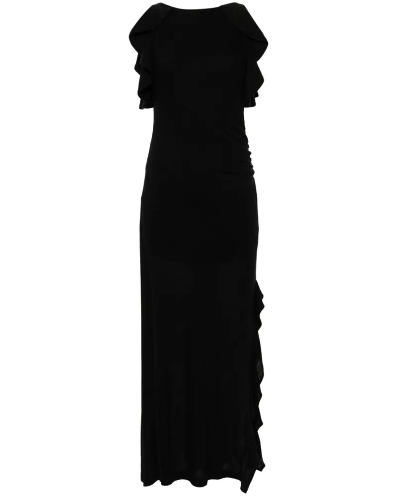 IRO Miassa Maxikleid - Schwarz Schwarz