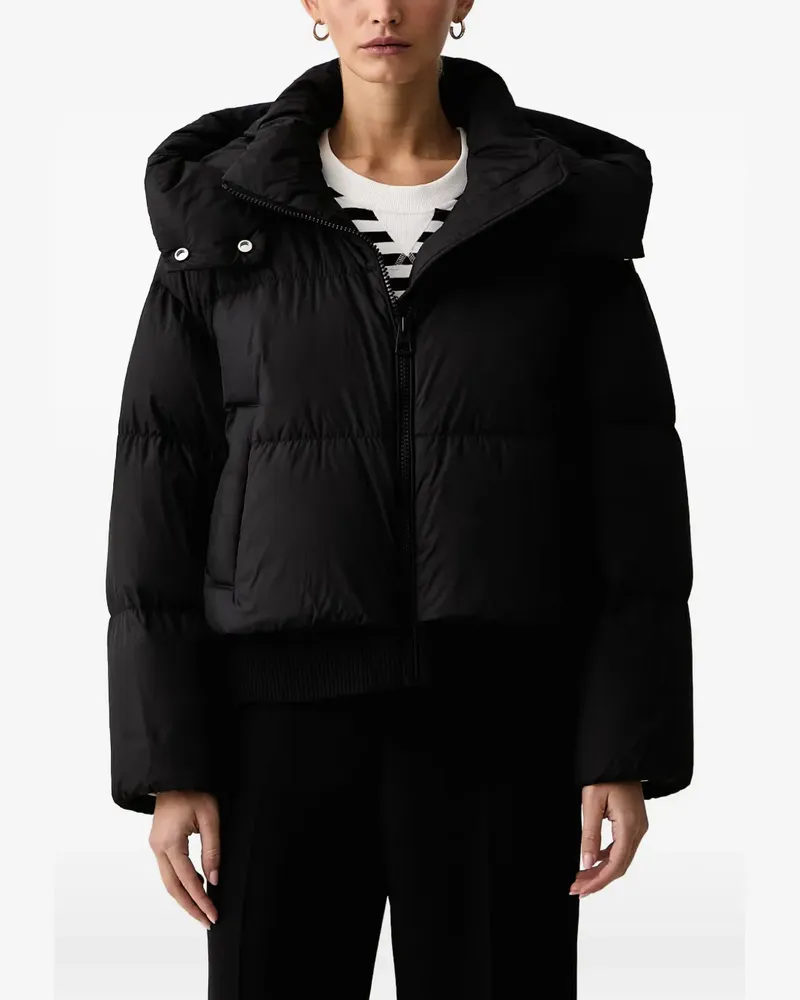 Marc O'Polo quilted hooded jacket - Schwarz Schwarz