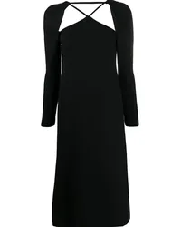 REJINA PYO cut-out crepe midi dress Schwarz