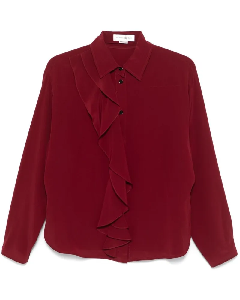 Victoria Beckham Hemd aus Seide - Rot Rot