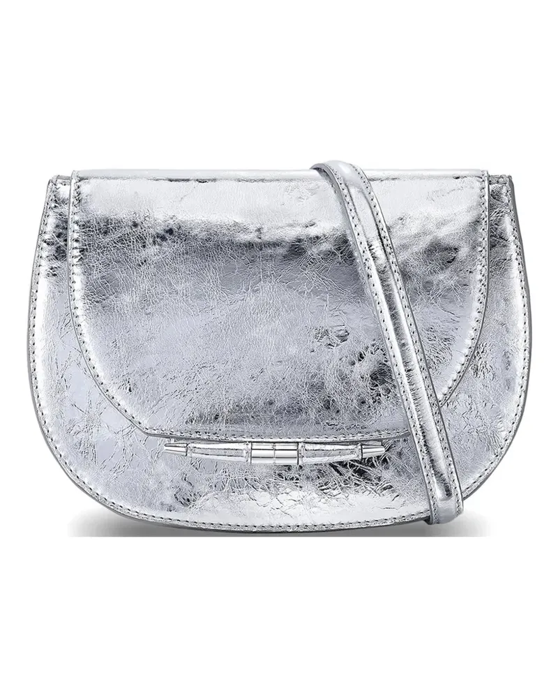 Tyler Ellis mini Jane Saddle crossbody bag - Silber Silber